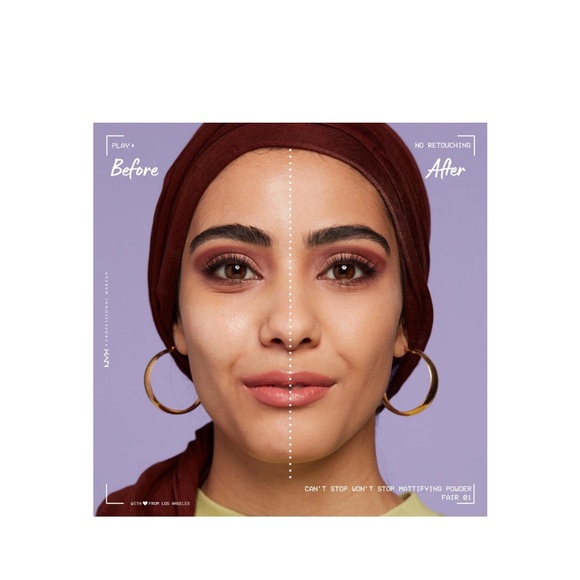 NYX Pore Filler Primer & Can’t Stop Won’t Stop Mattifying Powder Bundle - Picture 6 of 8
